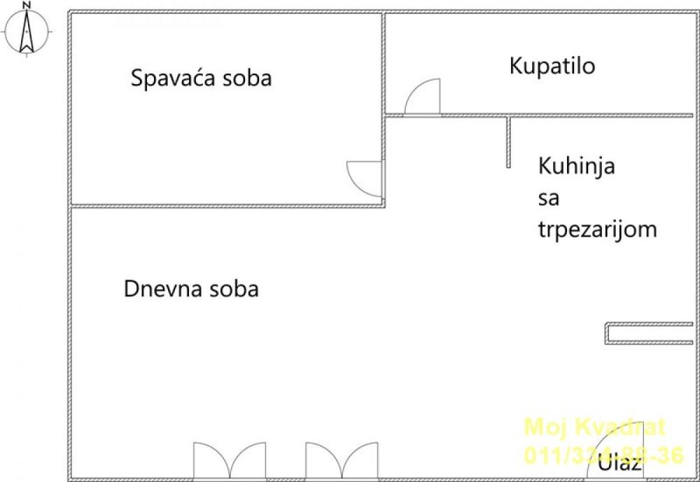 Slika 7 - Jednoiposoban stan na prodaju, 37m2, 135.000€