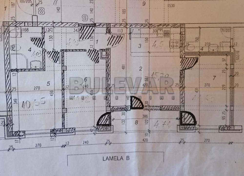 Slika 7 - Studenička, Troiposoban stan na prodaju, 67m2, 125.800€
