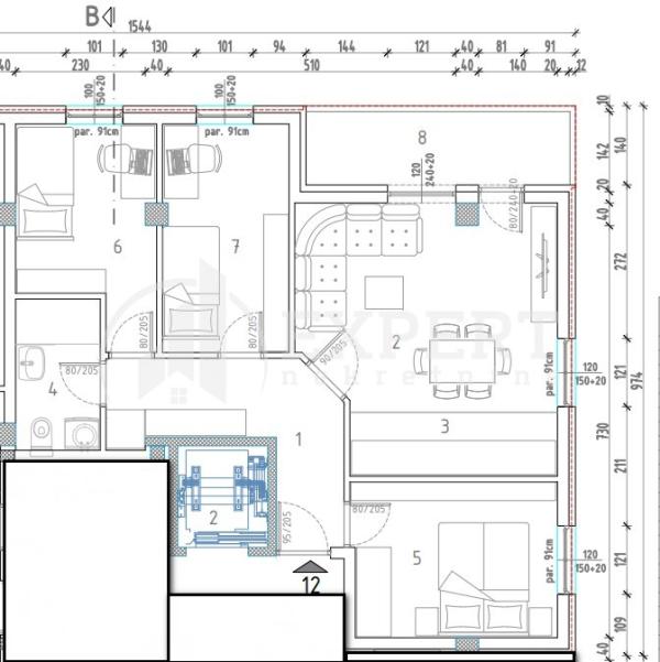 Slika 6 - Marina Držića, Troiposoban stan na prodaju, 63m2, 118.289€