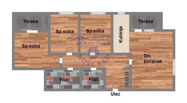 Glavna slika -Troiposoban stan na prodaju, 70m2, 187.520€