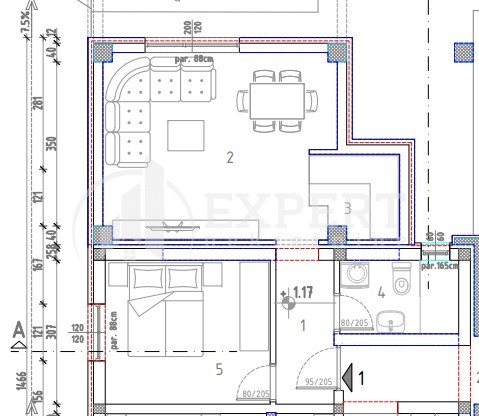 Slika 3 - Marina Držića, Jednoiposoban stan na prodaju, 39m2, 73.094€
