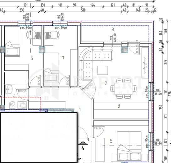 Slika 3 - Marina Držića, Troiposoban stan na prodaju, 63m2, 118.289€