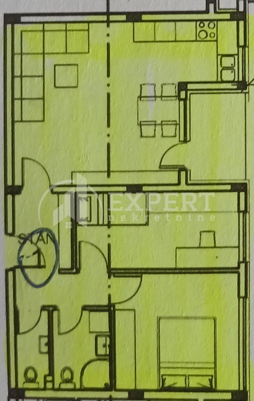 Slika 5 - Zetska, Dvoiposoban stan na prodaju, 62m2, 109.550€