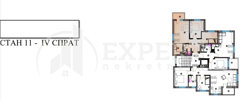 Slika 4 - Krfska, Dvoiposoban stan na prodaju, 57m2, 106.283€