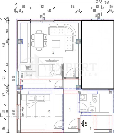 Slika 2 - Marina Držića, Četvorosoban stan na prodaju, 44m2, 82.769€