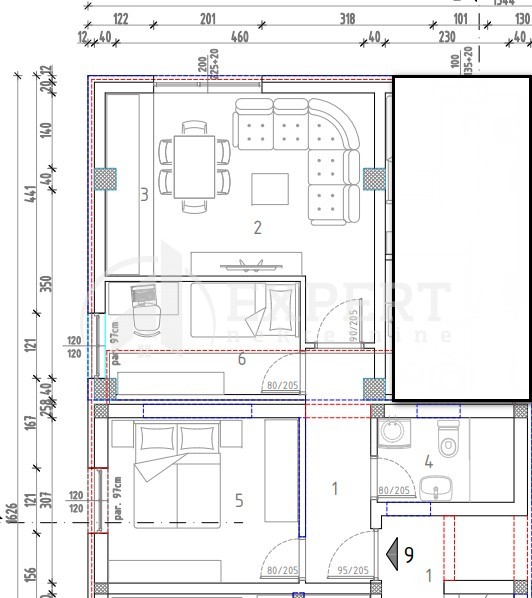Slika 3 - Marina Držića, Dvoiposoban stan na prodaju, 46m2, 85.322€