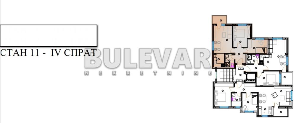 Slika 4 - Krfska, Dvoiposoban stan na prodaju, 57m2, 106.283€