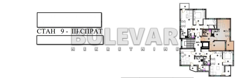 Slika 4 - Krfska, Jednoiposoban stan na prodaju, 46m2, 82.806€