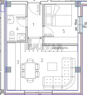 Slika 3 - Marina Držića, Jednoiposoban stan na prodaju, 30m2, 53.220€