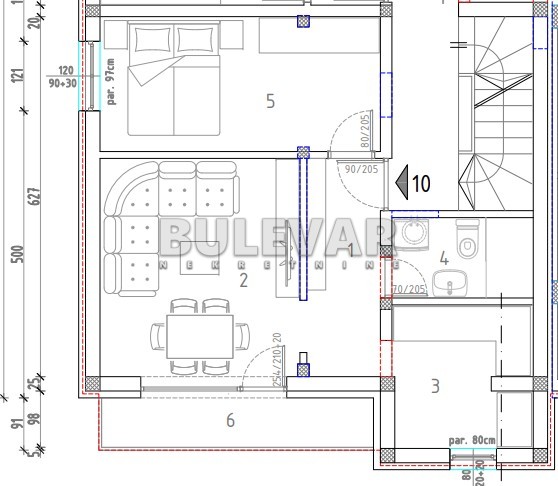 Slika 3 - Marina Držića, Jednoiposoban stan na prodaju, 42m2, 75.110€