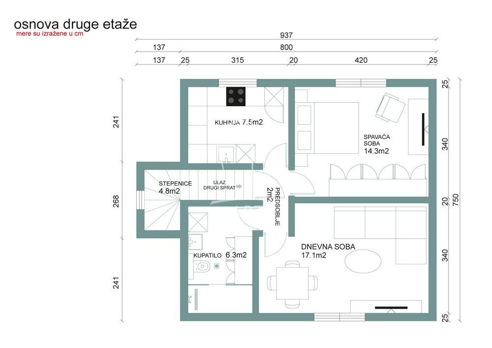 Slika 5 - Branka Miljkovića,  Kuća na prodaju, 102m2, 350.000€
