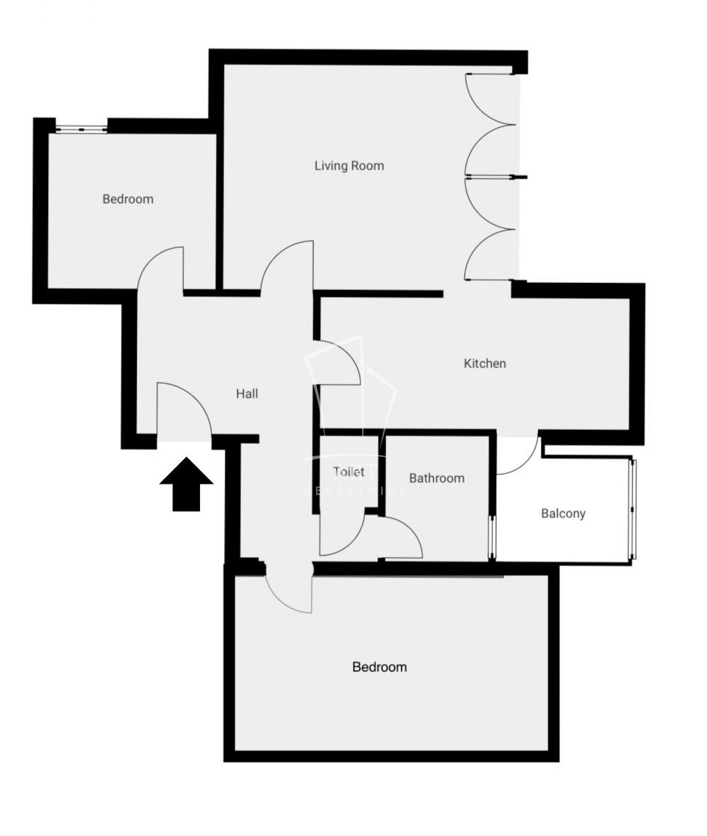 Slika 1 - Jurija Gagarina, Dvoiposoban stan na prodaju, 65m2, 176.128€