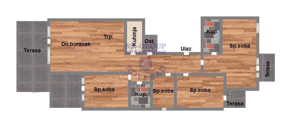 Glavna slika -Petosoban stan na prodaju, 103m2, 239.240€