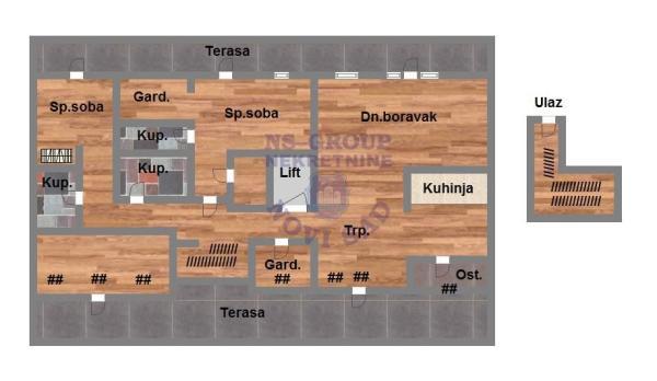 Glavna slika -Četvorosoban stan na prodaju, 81m2, 166.330€