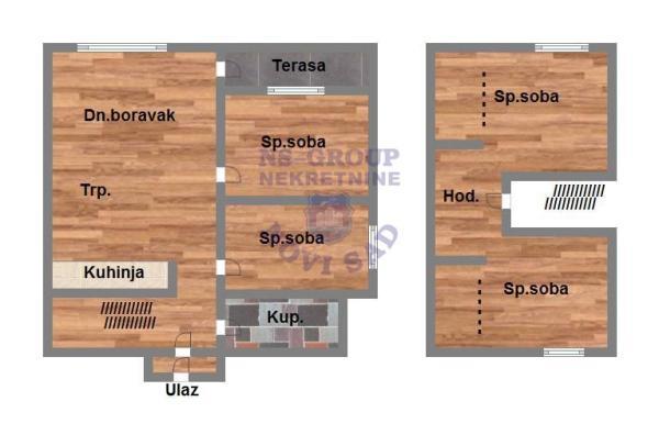 Glavna slika -Petosoban stan na prodaju, 82m2, 142.890€