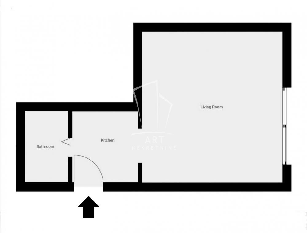 Slika 1 - Dositejeva,  Lokal na prodaju, 21m2, 95.000€