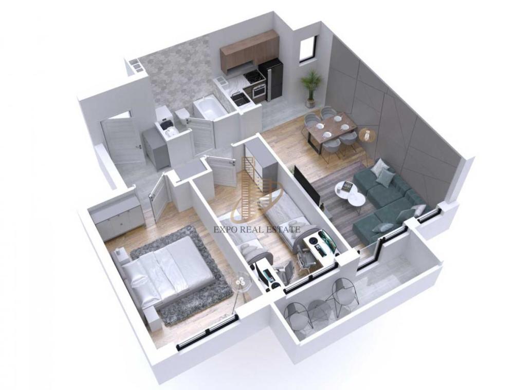 Slika 9 - Trosoban stan na prodaju, 59m2, 136.300€