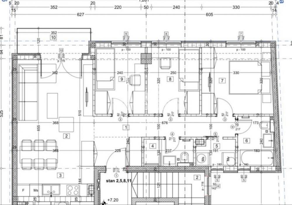 Slika 1 - Vojvode Stepe, Četvorosoban stan na prodaju, 74m2, 243.771€