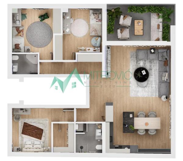Glavna slika -Četvorosoban stan na prodaju, 112m2, 362.560€