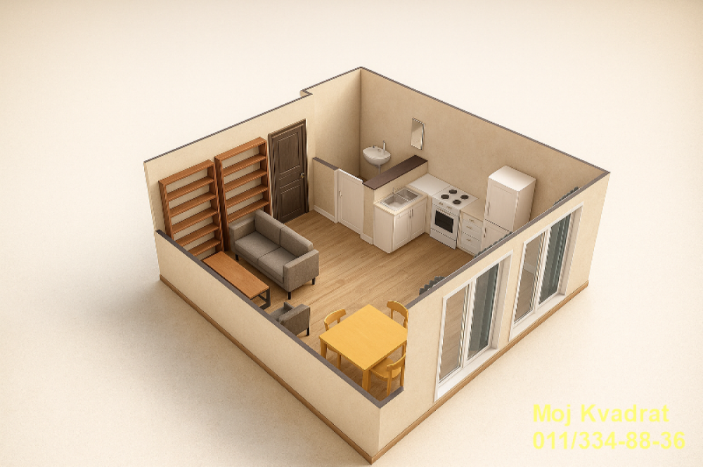 Slika 2 - Jednosoban stan na prodaju, 32m2, 112.875€