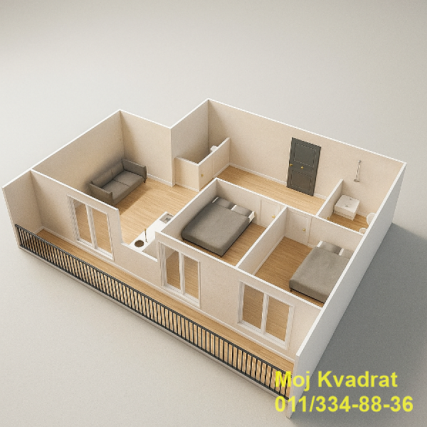 Slika 2 - Trosoban stan na prodaju, 65m2, 240.500€