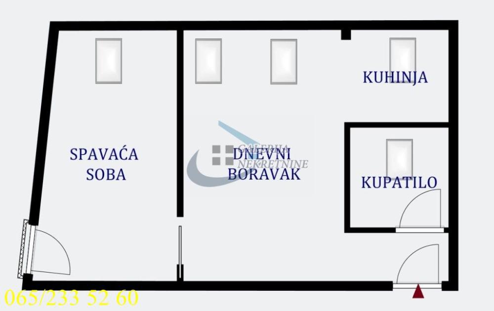 Slika 7 - Jednoiposoban stan na prodaju, 44m2, 209.000€