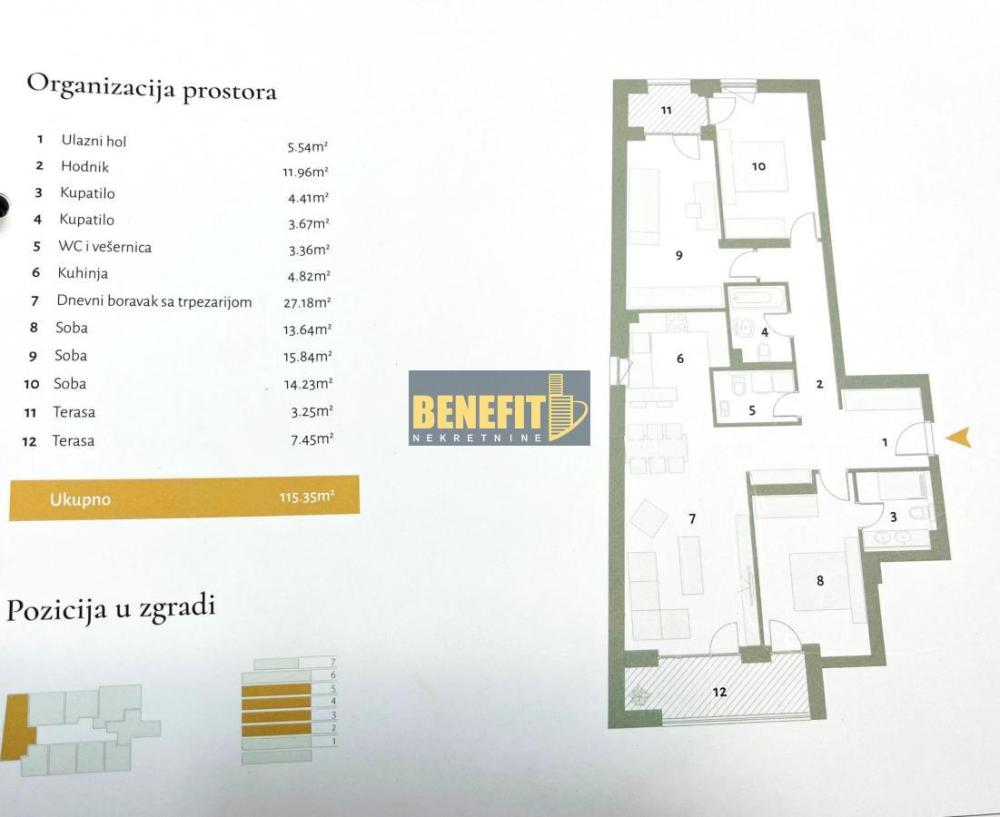 Slika 8 - Četvorosoban stan na prodaju, 115m2, 346.000€