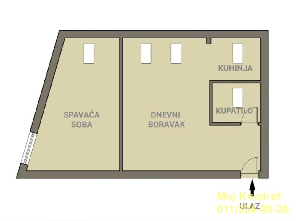 Slika 8 - Jednoiposoban stan na prodaju, 44m2, 209.000€
