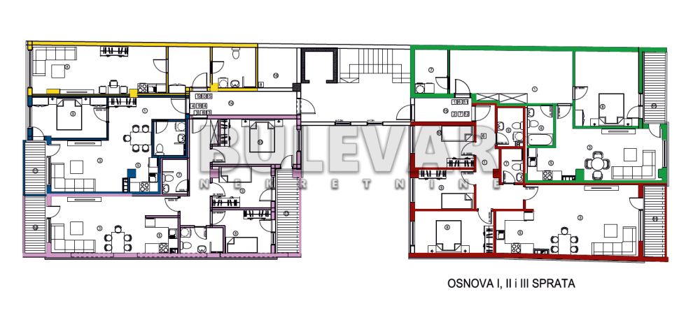 Slika 1 - Bulevar dr Zorana, Dvosoban stan na prodaju, 59m2, 125.500€
