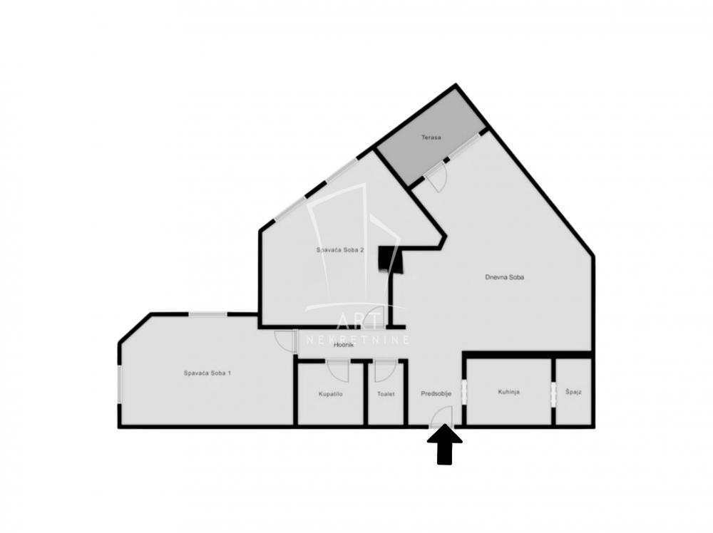 Slika 1 - Antifašističke borbe, Četvorosoban stan na prodaju, 95m2, 340.000€