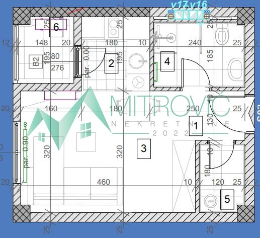 Slika 1 -  Stan na prodaju, 27m2, 77.470€