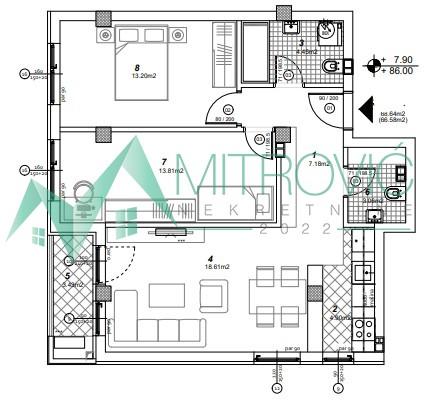 Glavna slika -Trosoban stan na prodaju, 67m2, 168.015€