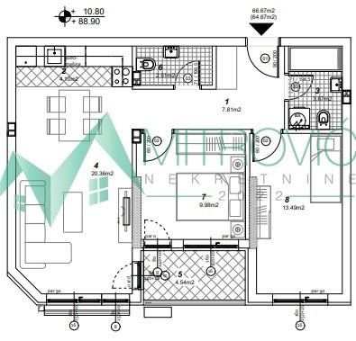 Glavna slika -Trosoban stan na prodaju, 65m2, 163.190€