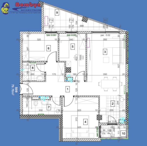 Slika 1 - Četvorosoban stan na prodaju, 80m2, 180.000€