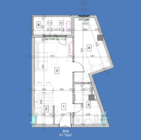 Slika 1 - Jednoiposoban stan na prodaju, 42m2, 105.000€