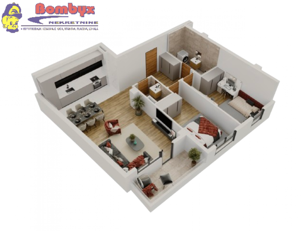 Glavna slika -Trosoban stan na prodaju, 75m2, 168.750€