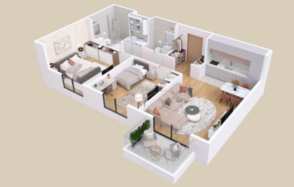 Glavna slika -Trosoban stan na prodaju, 76m2, 170.870€