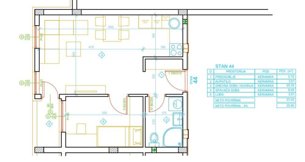 Slika 5 - Jednoiposoban stan na prodaju, 36m2, 59.240€