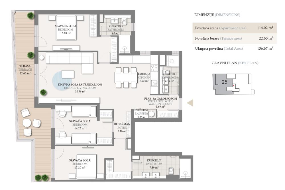 Slika 9 - Jove Ilica, Četvorosoban stan na prodaju, 137m2, 604.999€