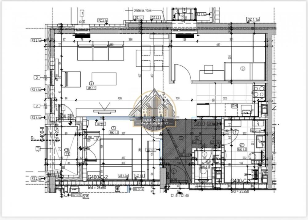 Slika 1 - Dvosoban stan na prodaju, 69m2, 279.600€