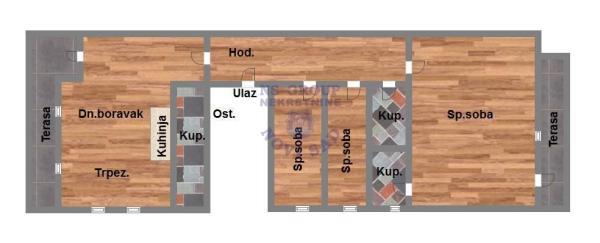 Glavna slika -Četvorosoban stan na prodaju, 132m2, 325.790€
