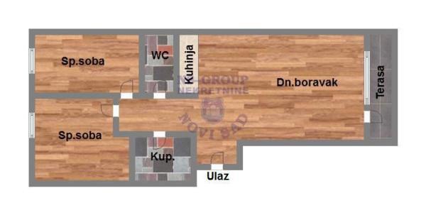Glavna slika -Trosoban stan na prodaju, 75m2, 170.200€