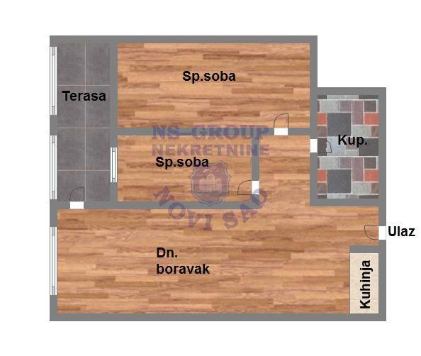 Glavna slika -Trosoban stan na prodaju, 58m2, 146.840€