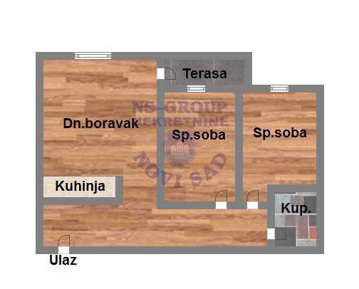 Glavna slika -Dvoiposoban stan na prodaju, 50m2, 133.470€