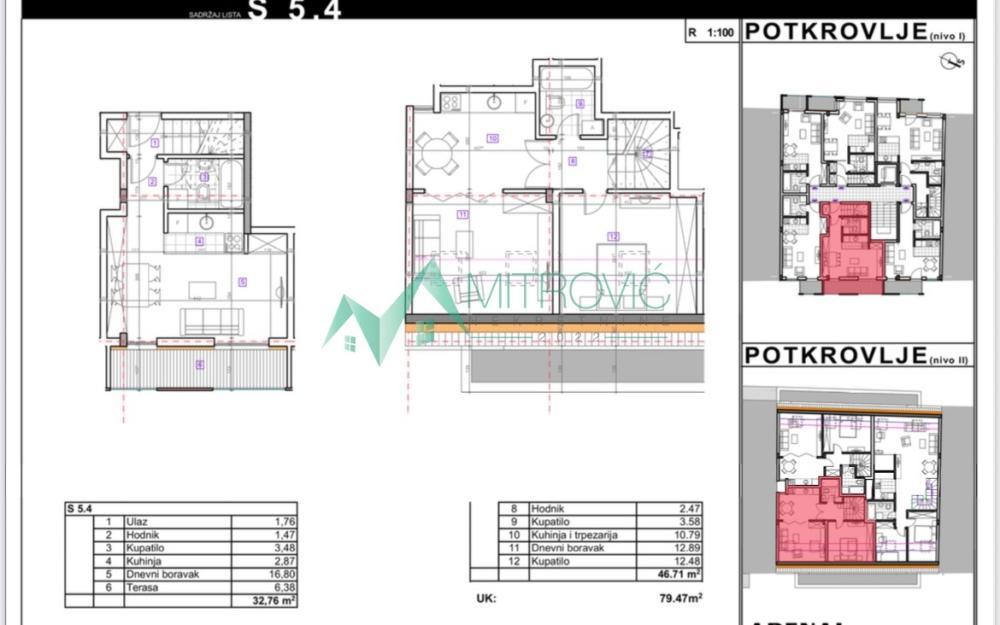 Glavna slika -Trosoban stan na prodaju, 79m2, 152.000€