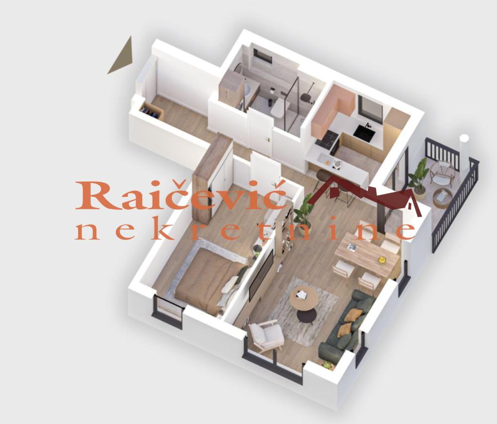 Slika 11 - Cvetkova pijaca, Dvosoban stan na prodaju, 51m2, 160.000€