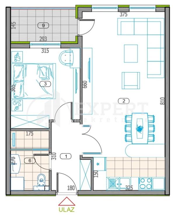 Slika 1 - 2. proleterske brigade, Dvosoban stan na prodaju, 52m2, 105.660€