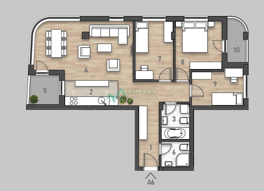 Glavna slika -Troiposoban stan na prodaju, 87m2, 327.380€