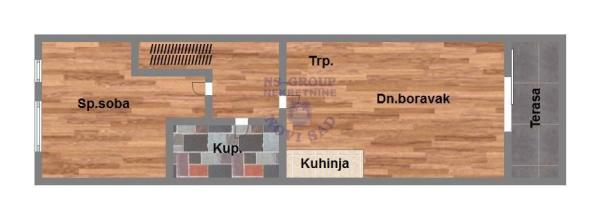 Slika 3 -  Stan na prodaju, 55m2, 101.530€