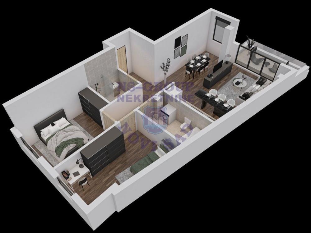 Glavna slika -Stari Majur, Trosoban stan na prodaju, 75m2, 193.130€